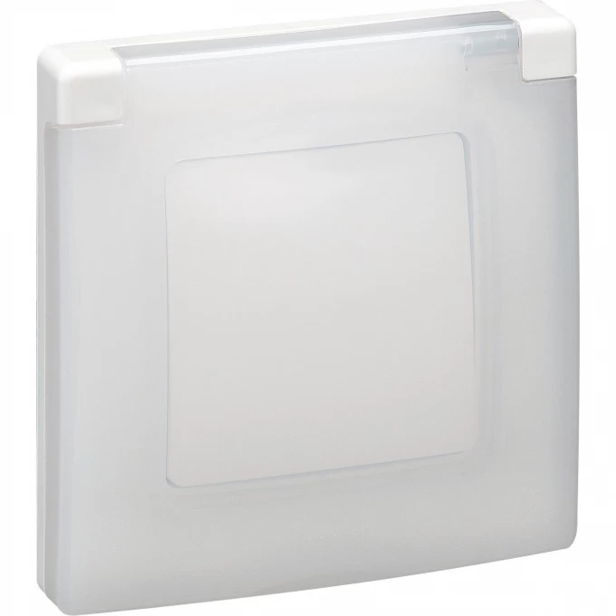 Рамка LEGRAND с защитной крышкой IP 44 Etika белый 672550