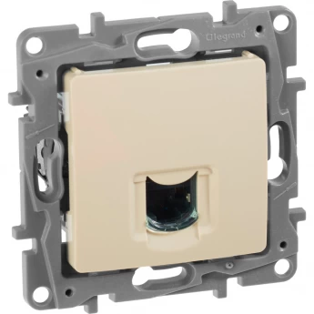 Розетка LEGRAND RJ45 категория 6 UTP Etika слоновая кость