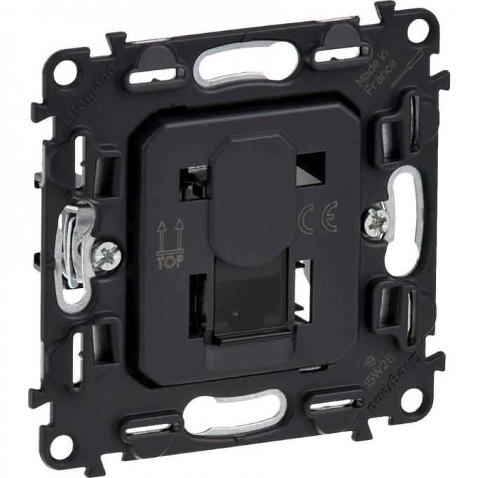 Информационная розетка LEGRAND Valena IN'MATIC одиночная RJ45 Кат.6 UTP 753042