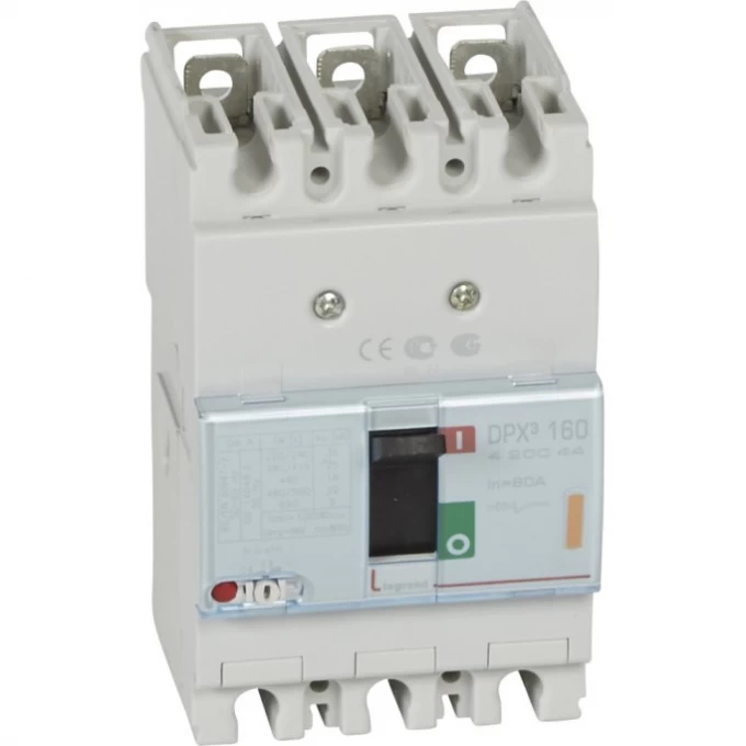 Автоматический выключатель LEGRAND DPX3 160 3Р 80А 25кА 420044