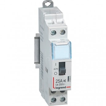 Контактор бытовой LEGRAND CX3 230V 2Н0 25А с рукояткой управления малошумный