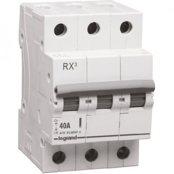 Выключатель-разъединитель LEGRAND RX3 40А 3П белый Выключатель-разъединитель LEGRAND RX3 40А 3П белый