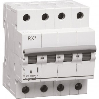 Выключатель-разъединитель LEGRAND RX3 63А 4П белый Выключатель-разъединитель LEGRAND RX3 63А 4П белый